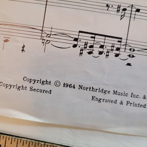 Pink Panther Vintage sheet music 🎼 🎶 - Picture 2 of 8